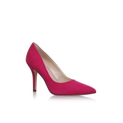 Pink 'Flagship' high heel court shoes